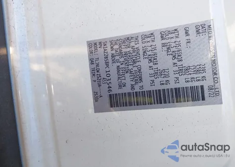 2023 Nissan Murano Sv Intelligent Awd z USA, uszkodzony, nr VIN 5N1AZ2BS8PC103546